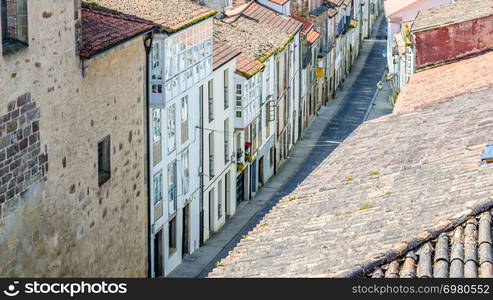 Architecture in Santiago de Compostela, northern Spain