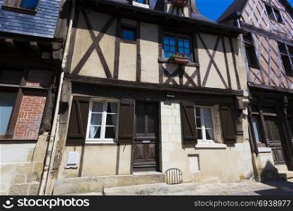 Architecture of Chinon, Indre-et-Loire, Loire valley, Central region, France