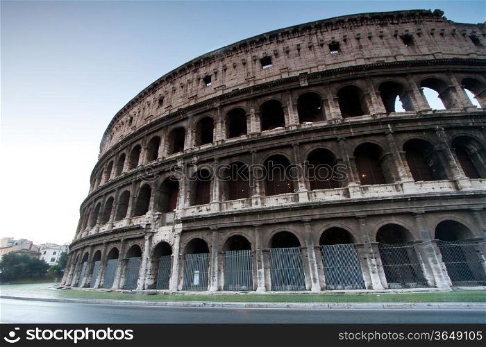 architecture of colosseum or coloseum at Rome Italy