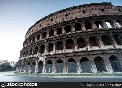 architecture of colosseum or coloseum at Rome Italy