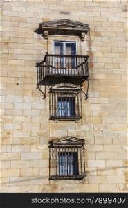 Architecture of Espinosa de los Monteros, Burgos, Castilla y Leon, Spain