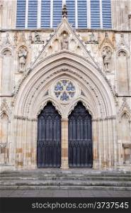 Architecture of York Minster England UK