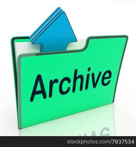 Archive File Showing Cloud Storage And Network