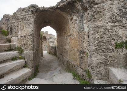 Archway at Antonine Thermae; Tunis; Tunisia