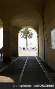 Archway of a building, Venice, Veneto, Italy