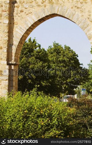 Archway of a garden, Le Mans, Sarthe, Pays-de-la-Loire, France
