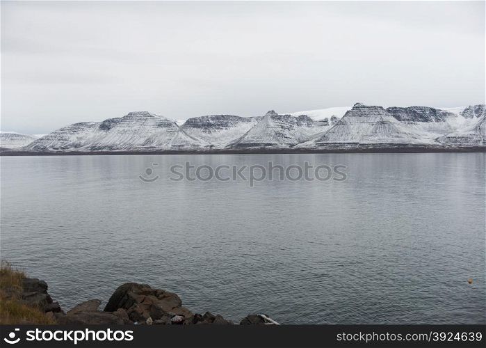 Arctic landscape in Greenland. Arctic landscape in Greenland around Disko Island