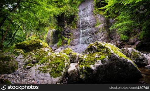 Arifat cascades, waterfall in Tarn, Occitanie, France