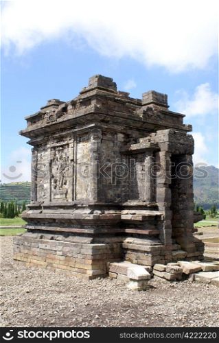 Arjuna temple on Dieng plateau, Java, Indonesia