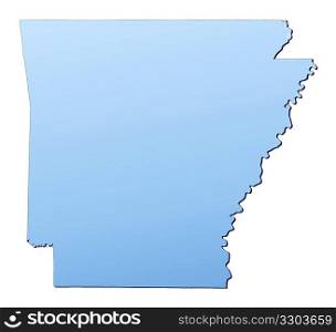 Arkansas(USA) map