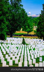 Arlington National Cemetery Virginia VA near Washington DC United States