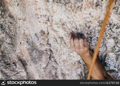 arm climber rock