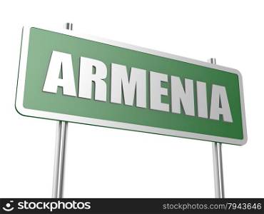 Armenia image with hi-res rendered artwork that could be used for any graphic design.. Armenia