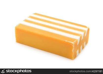 aromatic soap isolated on a white background