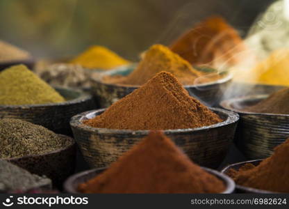 Aromatic spices and Still Life background