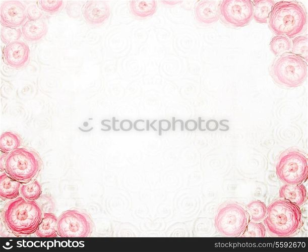 Arrangement. Abstract Festive Floral Background