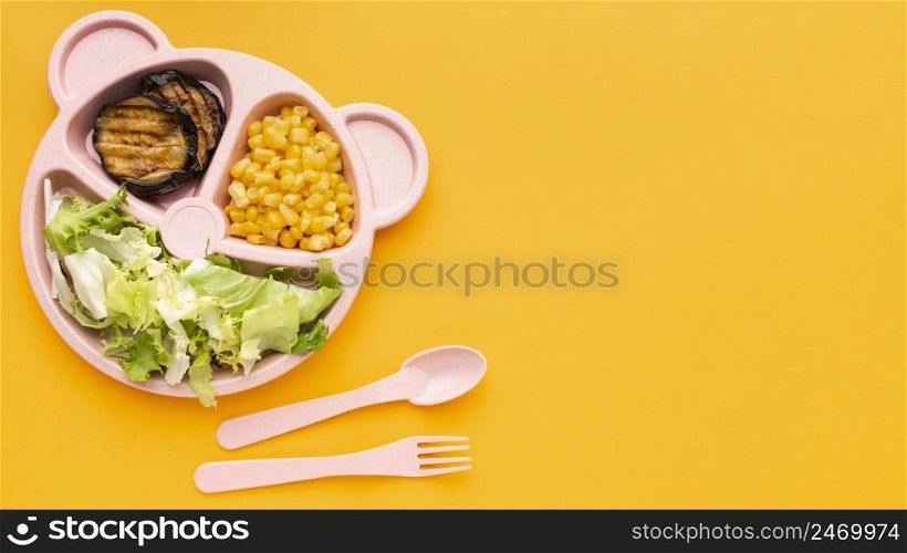 arrangement batch meal with copy space
