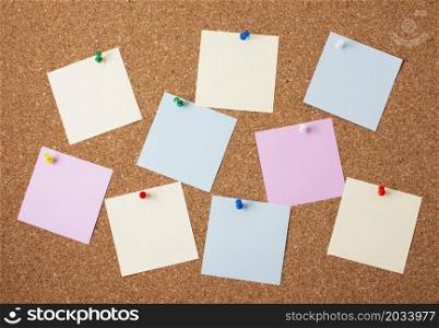 arrangement blank sticky notes