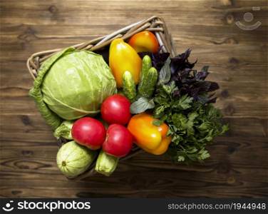 arrangement delicious fresh vegetables. High resolution photo. arrangement delicious fresh vegetables. High quality photo