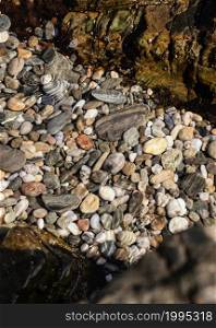 arrangement stones beach