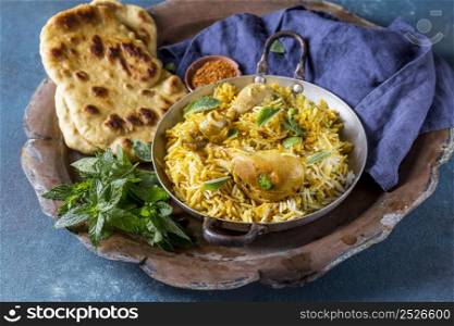 arrangement with delicious pakistan meal