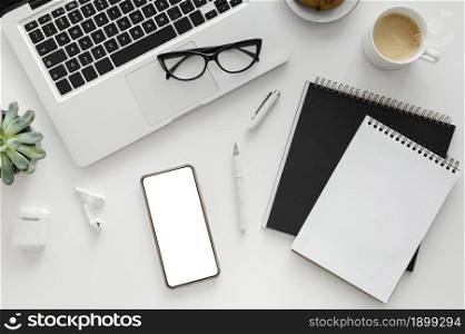 arrangement with empty notepad desk 2. Resolution and high quality beautiful photo. arrangement with empty notepad desk 2. High quality beautiful photo concept