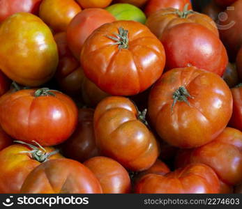 arrangement with fresh tomatoes