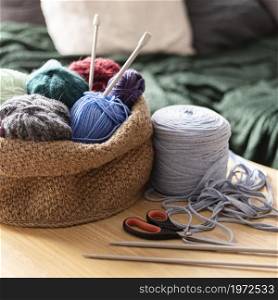 arrangement with thread crocheting. High resolution photo. arrangement with thread crocheting. High quality photo