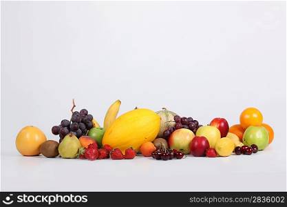 Array of fresh fruit