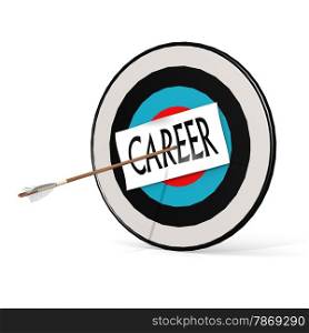 Arrow career and board image with hi-res rendered artwork that could be used for any graphic design.. Arrow career and board