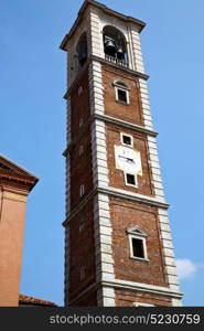 arsago seprio old abstract in italy the wall and church tower bell sunny day