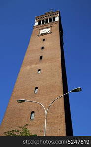 arsago seprio old abstract in italy the wall and church tower bell sunny day