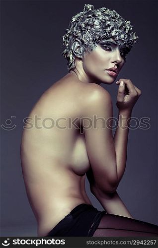 Art picture of naked sensual lady