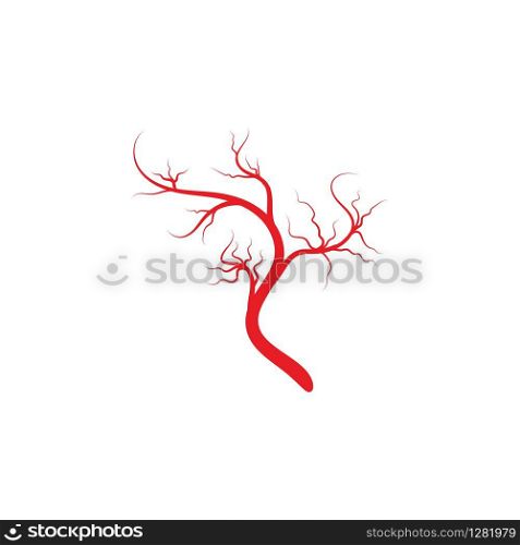 Arteries icon Vector Illustration design Logo template