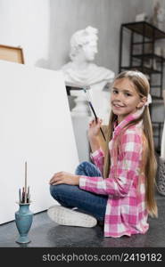 artist concept with girl