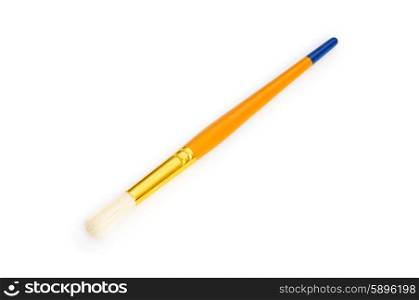 Artists brush isolated on the white background