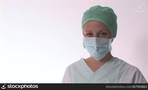 Arzthelferin oder Krankenschwester