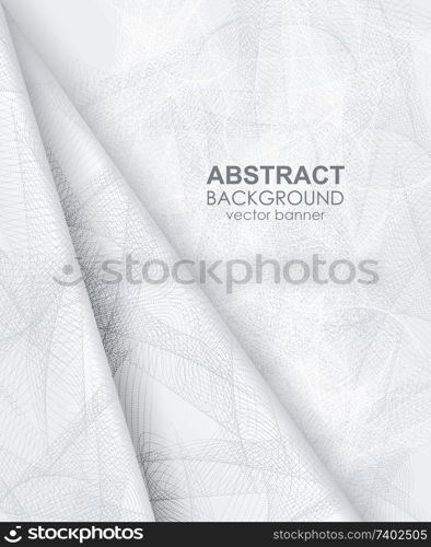 Asbtract background design. Landing page template with think web.