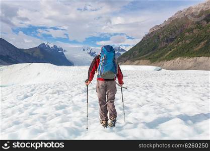 Ascent to Donoho peak, Alaska