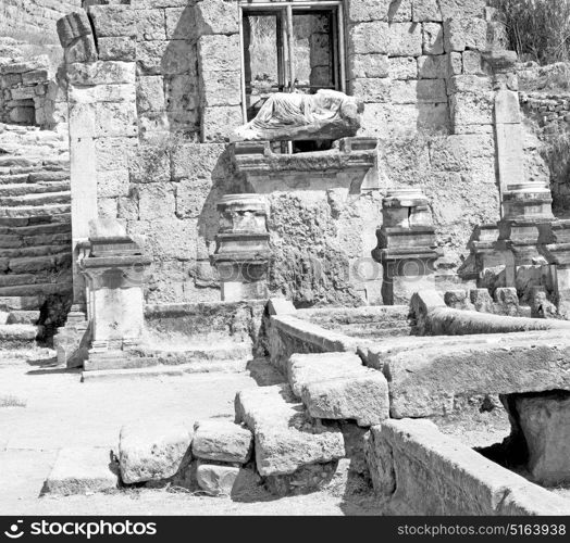 asia greece and roman temple in athens the old column stone construction