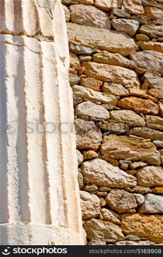 asia greece and roman temple in athens the old column stone construction