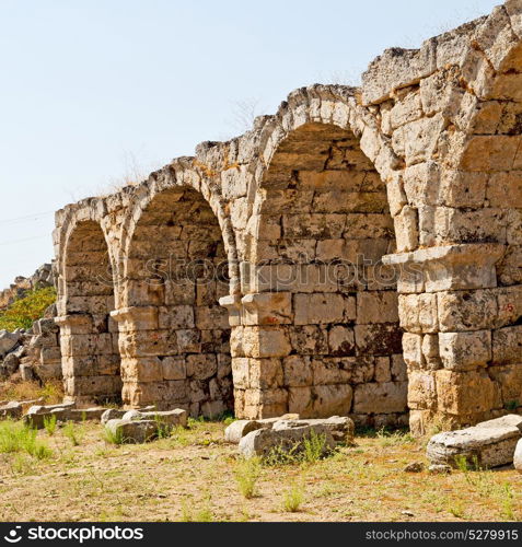 asia greece and roman temple in athens the old column stone construction