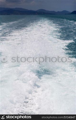 asia myanmar kho samui bay isle froth foam in thailand and south china sea