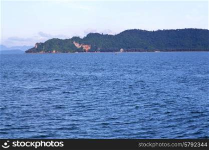 asia myanmar lomprayah bay isle rocks foam hill in thailand and south china sea