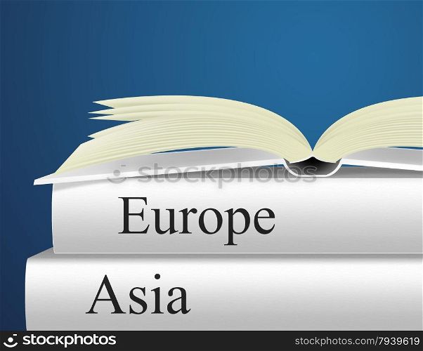 Asia Travel Meaning Travelling Book And Touring