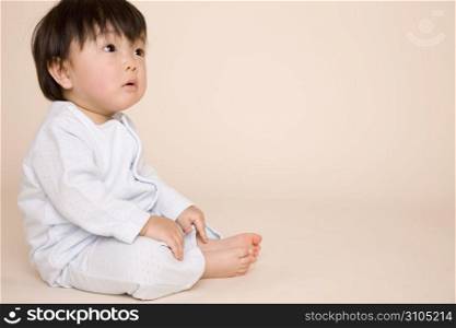 Asian baby portrait