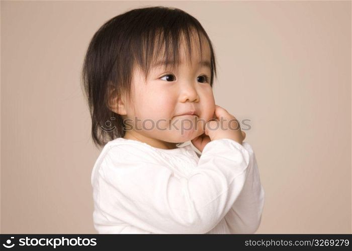 Asian baby portrait