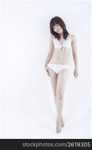Asian girl in bikini