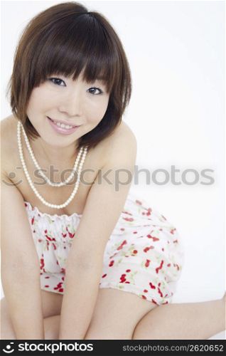 Asian girl in colourful dress