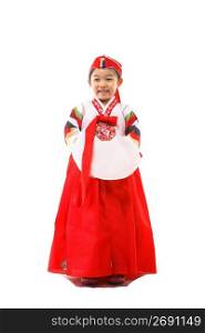 Asian in traditional costume